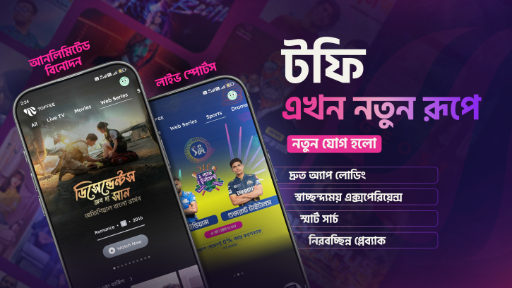 এলো টফির নতুন প্ল্যাটফর্ম এলো টফির নতুন প্ল্যাটফর্ম