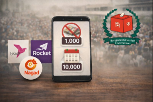 ভোটের আগে মোবাইল ও ইন্টারনেট ব্যাংকিং লেনদেনে সাময়িক সীমা