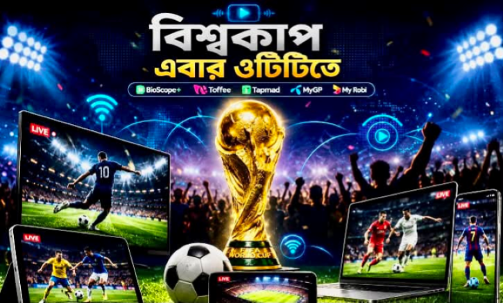 বিশ্বকাপের উত্তাপ এবার ওটিটিতে, দেশে খেলা দেখাবে একাধিক অ্যাপ